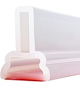 39 Inches Shower Threshold Water Dam Collapsible self-adhesive Shower Barrier and Kitchen Water S...