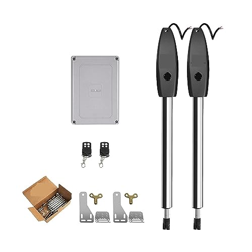 Abridor de puerta abatible eléctrico automático de dos brazos de 400KG, actuador de Motor, abridor de puerta abatible for Control de acceso,Protección completa(KIT NO19)
