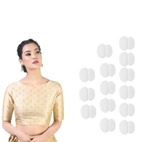 Image of Studio Shringaar Women Cotton Silk Silky Brocade Readymade Elbow Length Sleeves Saree Blouse Choli