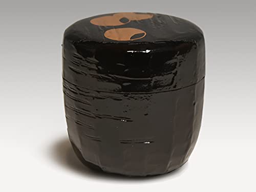 茶道具 田中健智 唐物 うつし 六角 茶入 美品(K-A205) 茶道具 田中健智