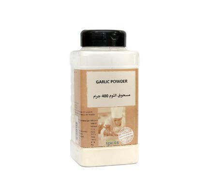 Natural Spices Garlic Powder - 400g , Flavor Seasoning , Premium & Natural Quality