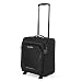 Travelite Jetpack Handgepäck Koffer 40x30x25 cm, für Eurowings, 1,8 kg, ultraleichtes Weichgepäck, 2-Rollen, Zahlenschloss, aufsteckbarer Trolley