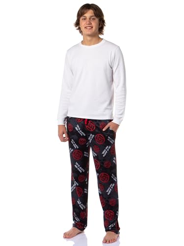 Bioworld Jujutsu Kaisen Men's Tokyo Jujutsu High School Logo Allover Print Adult Lounge Sleep Pants2