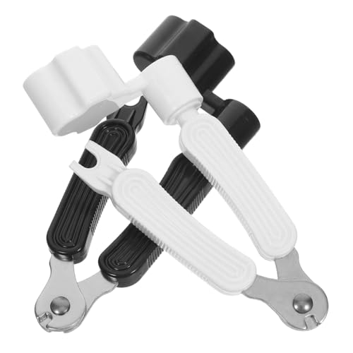 minkissy 2 Piezas Kit de Herramientas Guitarra Acústica Bobinadora Cortacuerdas y Extractor de Pines...