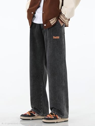 Image of Lymio Jeans for Men | Denim Jeans for Men | Baggy Loose Fit Pants (LU-66-69)