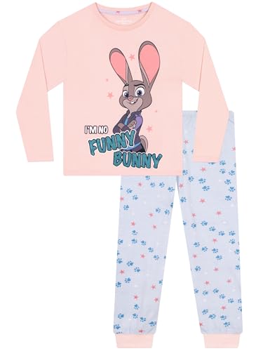 Disney Pyjamas Zootropolis Girls Pyjamas Judy Hopps Kids Pjs Zootopia Long Sleeve Girls Pyjama Sets Pink 9-10 Years