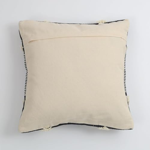 Image of Furnistitchs Premium Decorative Throw Cushion Pillow Cover Boho Home Decor - Living Room Bedroom Couch Sofa Cushion Covers 16 inch x 16 inch (1, Black Mountains)