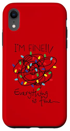 NX}XCg It's Fine I'm Fine Everything is Fine X}zP[X iPhone XR p