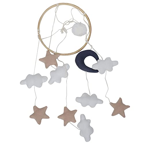 Image of Haus & Kinder Crib Cot Hanging Mobile Nursery Decoration Newborn Shower Gift Birthday Gift | Baby Bed Decoration for Boys and Girls (Stargazing)