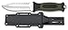 Tiendas LGP - Albainox 32539 - Cuchillo Albainox H:12 cm – Mango de ABS y Goma, Funda Rígida, Herramienta para Caza, Pesca, Camping y Supervivencia + Llavero Mosquetón de Regalo