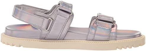 Madden Girl Women's Amore Sandal, Grey Hologram, 6 | Image 5