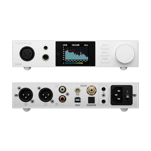 Topping DX5II Fully Balanced DAC Headphone Amp Combo -...