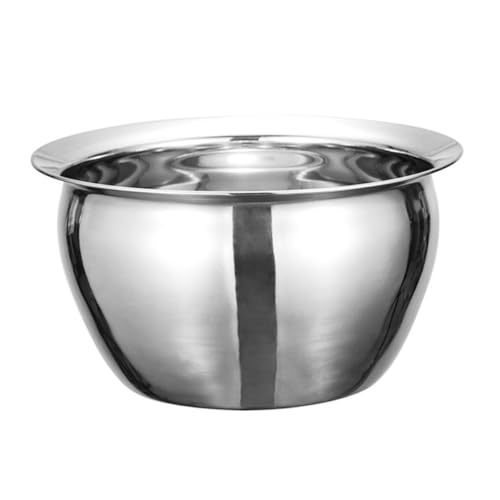 Bowl de acero inoxidable NUOBESTY 10 pulgadas plateado miniatura 1