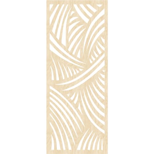Image of Chester Decorative Pierced Fretwork Wood Wall Panels, 21 3 /8 inchW x 54 3 /8 inchH x 3 /8 inchT, Birch