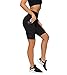 LAPASA Legging Court Femme Short de Sport Yoga Fitness Gym Pilates Taille Haute Gainant Amincissant Respirant Poches Latérales L52B1 Noir S