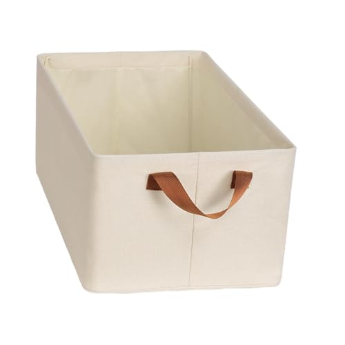 Panier de rangement haut de gamme en polyester pour dressing et textile