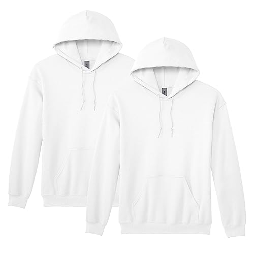 Image of Gildan Adult Fleece Hoodie Sweatshirt, Style G18500, Multipack