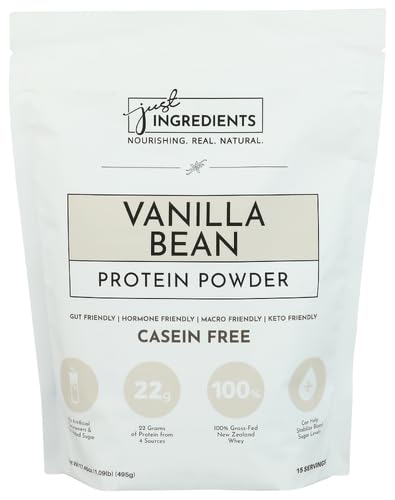 Just Ingredient S Protein Powder Vanilla 17.46 oz (Pack of 1)