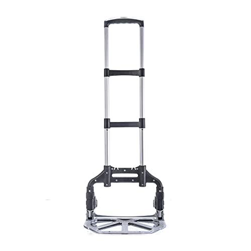 Carretilla plegable de mano de aluminio 150 lbs con cuerda miniatura 6