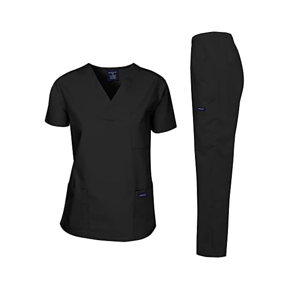 Dagacci Scrubs Medical Uniform Women and Man Scrubs Set Medical Scrubs