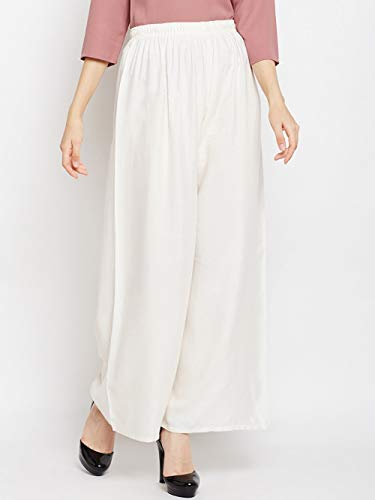 Image of Go Gazab - Stylish Combo Women's Palazzo Pants: Trendy Rayon Casual Wear for Fashion-Forward Ladies