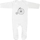 Poppers sin níquel Azeeda 6-12 Meses \'Vieja Bicicleta\' Bebé Peleles para Dormir/Pijama (SS00026835)