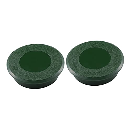 EXAOMBLE 2pcs Portable Golfing Hole Cup Cover Putting Green Accessory Material Easy to Install for Outdoor Golfing Training Convenient Tool