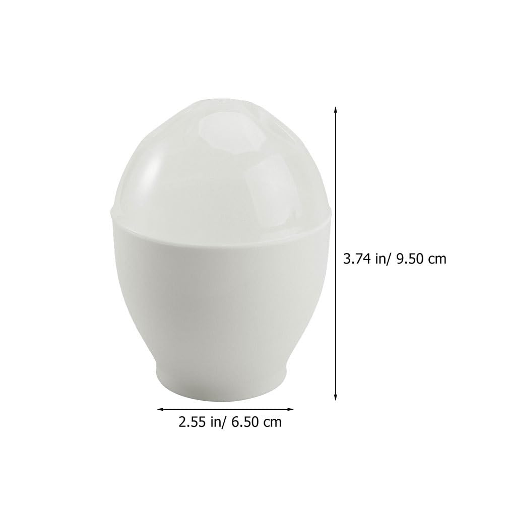Mipcase 4 Hueveras Microondas Cocedor Huevos Microondas Taza De Cocción De Huevo Para Huevos Poché Y Al Vapor Accesorio De Cocina Para Desayuno En Horno 3.74 X 2.55 X 2.55 in