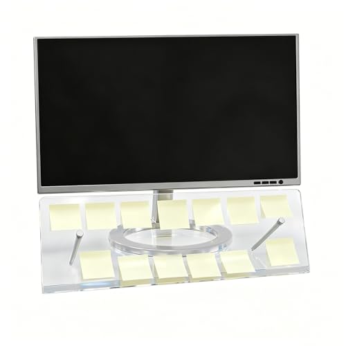 Support tableau mémo moniteur 35.2x12cm acrylique bureau transparent