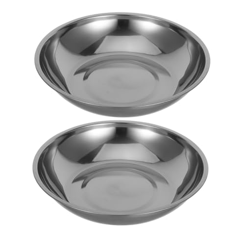 SOLUSTRE Electronic Scale Tray Set Stainless Steel Weighing Dishes Perfect for Cooking and Baking