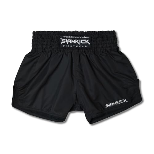 SIAMKICK Elite Muay Thai Shorts for Men Women Boxing Kickboxing