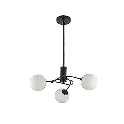Lustres globe suspendus salon et salle à manger en verre mat QHQQXN