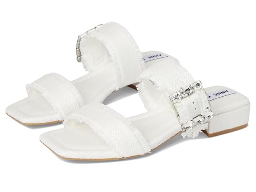 Sandale Raphia Blanc Anne Klein Lillie évitez les pieds fatigués en taille 41 EU