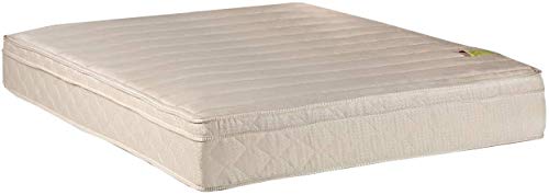 Dream Solutions USA DS USA Comfort Pedic Extra Firm PillowTop Twin Size Mattress Only with Mattress Cover Protector - Sleep System with Enhanced Foam Encased Cushion Support, Longlasting Comfort