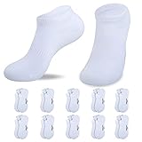 bio baumwollsocken herren 【Einzigartiges Design】:Ein spezielle Y-Naht, die bei unseren Socken Herren Damen dazu führt, dass die Ferse mehr Platz bekommt und die Füßlinge sich so noch besser an die Ferse anschmiegt. Damit am Fuß alles sitzt, sind die Kurzsocken mit einer Fußrückenkompression ausgestattet. Eine leichte Dämpfung spürst Sie durch das verarbeitete Baumwoll-Polyester-Material ebenfalls.