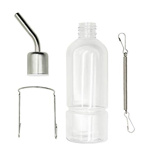 nomal MYB Supplies Konijnenwaterflessen, 180 ml/350 ml, automatische voederautomaat, hangende hamsterwaterfles (180 ml) - Image 4