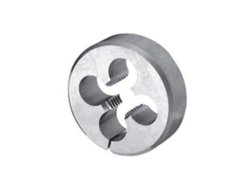 Dormer F3203/8X1 Round Adjustable Dies, Split Type, Bright, UNC3/8, High Speed Steel, Nominal D 9.53 mm, Diameter 1", Height 3/8"