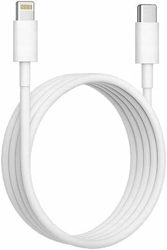 USB-C to Lightning Cable, Fast Charging Cord, White