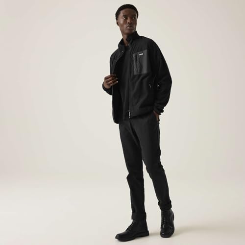 Mens Frankie Full Zip Outdoor Warm Winter Fleece Jacket3