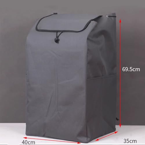 Tragbare wasserdichte Einkaufswagen-Ersatztasche aus Oxford-Gewebe, Aufbewahrungstasche mit Seitentaschen, ideal für Lebensmittel und den täglichen Gebrauch – Bild 3