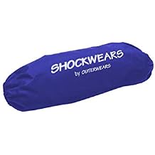 Outerwears Shockwears Rear Shock Cover Rear/Blue Compatible with 06-10 Yamaha Raptor 700