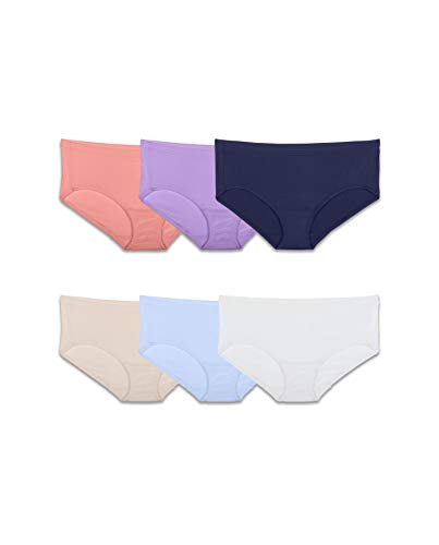 Fruit of the Loom Women's High Cut Briefs Fit for Me Plus Size Underwear