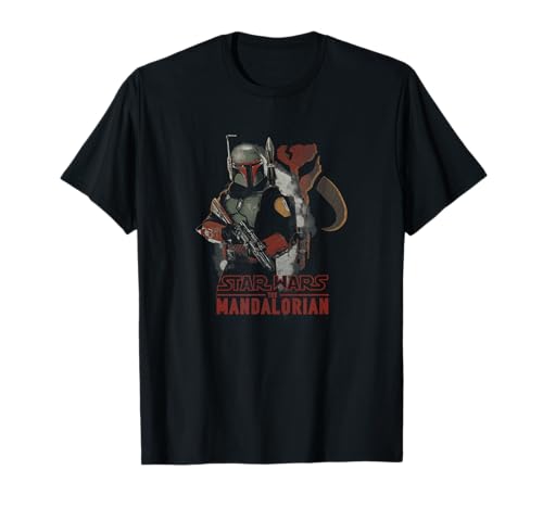 T-shirt Mandalorian Boba Fett en coton doux pour calmer la nostalgie Star Wars