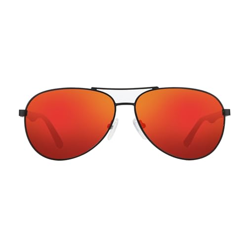 Image of ZENOTTIC Polarized Aviator Sunglasses for Men Carbon Fiber Temple Pilot Sun Glasses with Mirrored Lens UV Protection