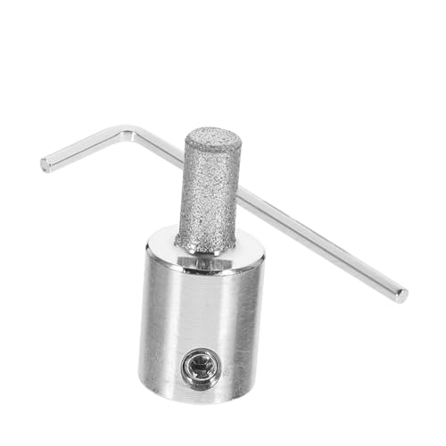 Mikikit Glass Grinding Disc 1/4 Inch Glass Head Bit Diamond Grinding Bit for Drill Random Color