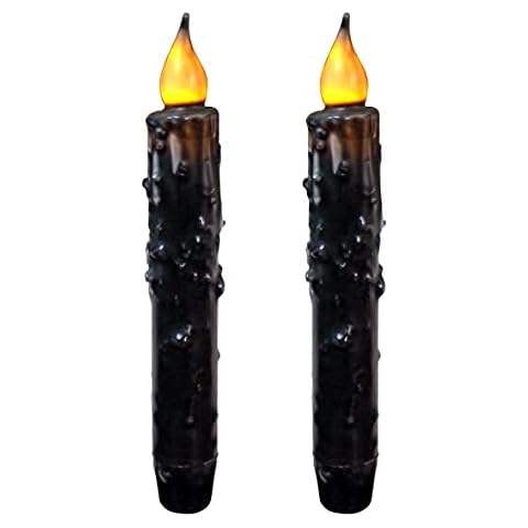 CVHOMEDECO Hand Dipped LED Taper Candles Cover