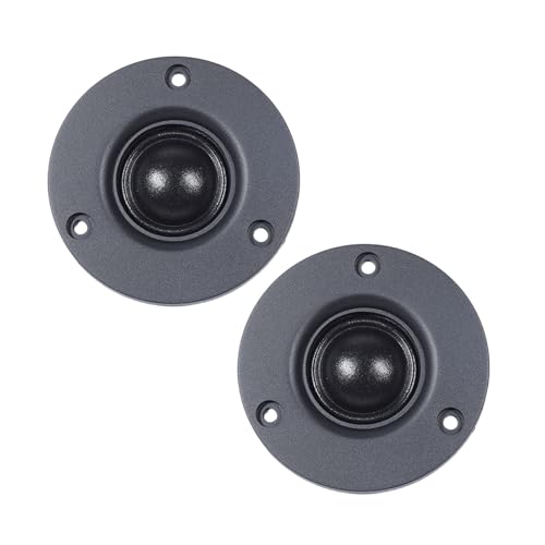 Clagone 1Pair 3inch 74mm High Fidelitys Silk Film Magnets Domes Tweeter Speakers 30W Trebles Loudspeaker Sound Systems