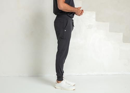 Jogger Scrub Pant for Men - 2 Pockets, 1 Cargo Pocket, Drawstrings Waistband, Moisture-Wicking, Contemporary Fit2