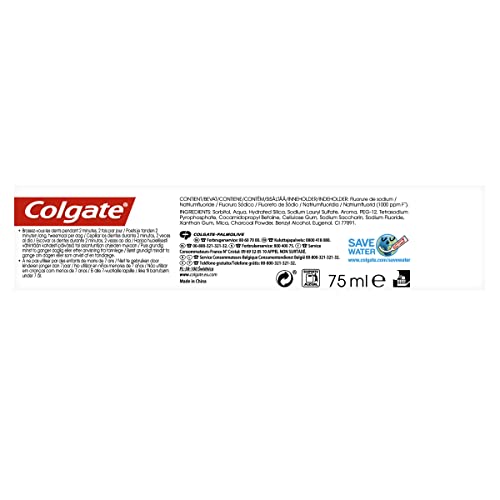 COLGATE - Zahnpasta Natural Extracts – mit natürlichen Extrakten aus pflanzlicher Kohle – intensiver Glanz – Tube mit 75 ml – Bild 4