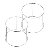 Homoyoyo Meeresfrüchte Serviertellerhalter Aus Edelstahl 2 Stück Lebensmittelecht Und Leicht Für Imbisse Cafés Und Haushalt